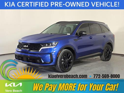 Sapphire Blue 2022 Kia Sorento SX
