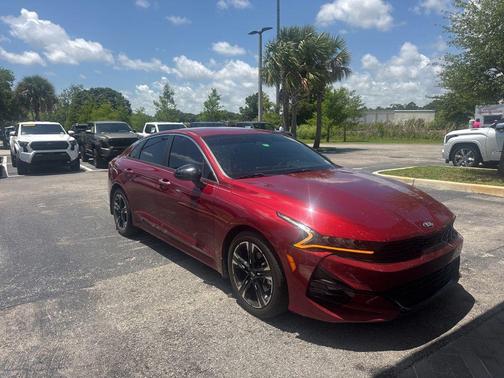 Passion Red 2021 Kia K5 GT-Line