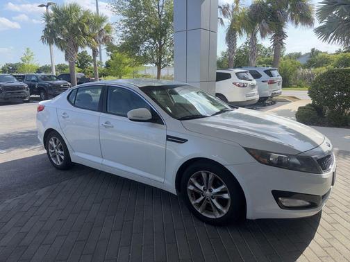 Snow White Pearl 2013 Kia Optima EX