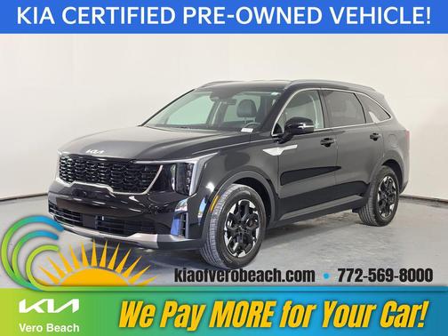 Ebony Black 2025 Kia Sorento S