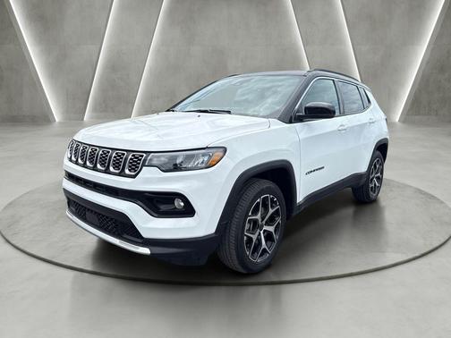 Bright White Clearcoat 2025 Jeep Compass Limited