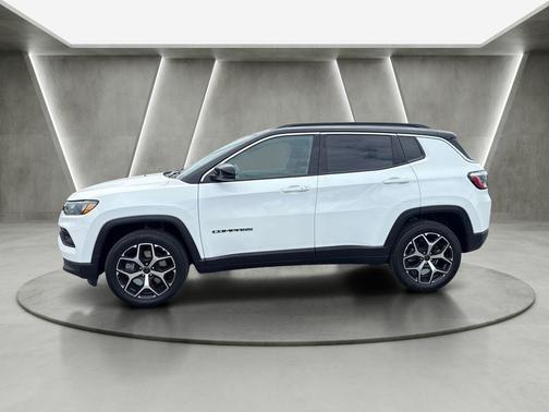 Bright White Clearcoat 2025 Jeep Compass Limited