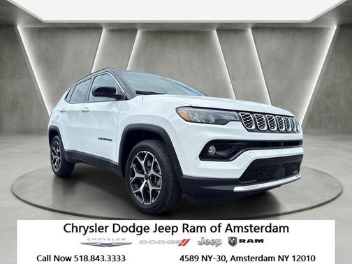 Bright White Clearcoat 2025 Jeep Compass Limited
