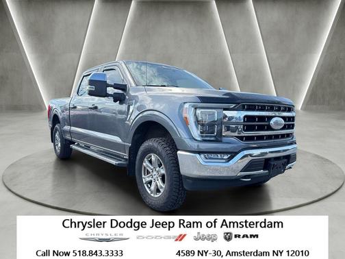 Gray 2021 Ford F-150 Lariat