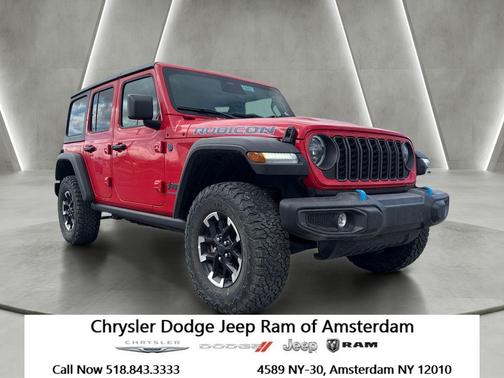 Firecracker Red Clearcoat 2025 Jeep Wrangler 4xe Rubicon