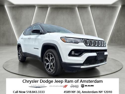 Bright White Clearcoat 2025 Jeep Compass Limited