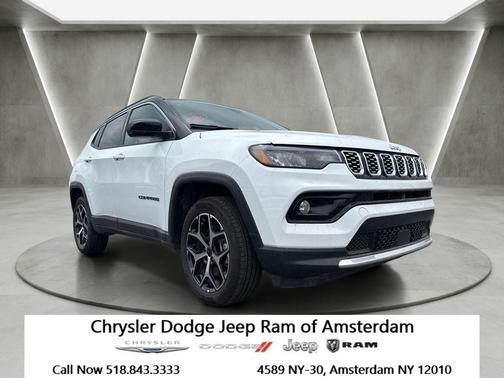 Bright White Clearcoat 2026 Jeep Compass Limited
