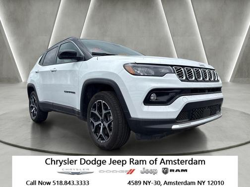 Bright White Clearcoat 2026 Jeep Compass Limited