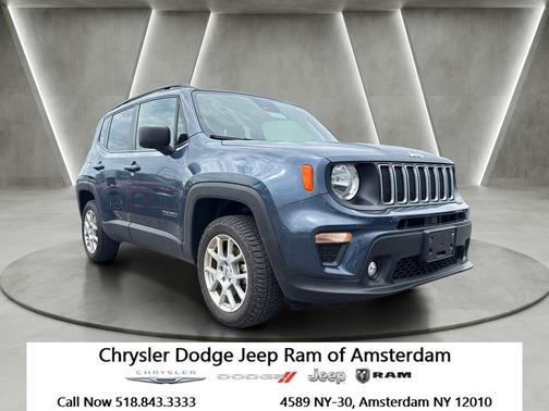 Slate Blue Pearlcoat 2022 Jeep Renegade Latitude