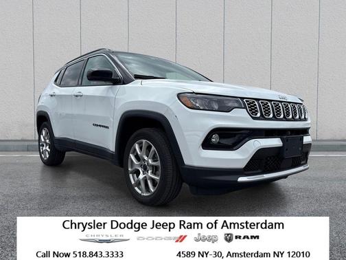 Bright White Clearcoat 2025 Jeep Compass Limited