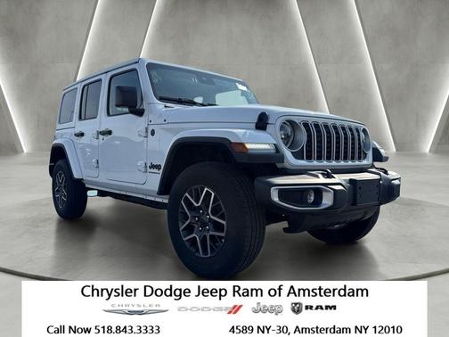 Bright White Clearcoat 2025 Jeep Wrangler Sahara
