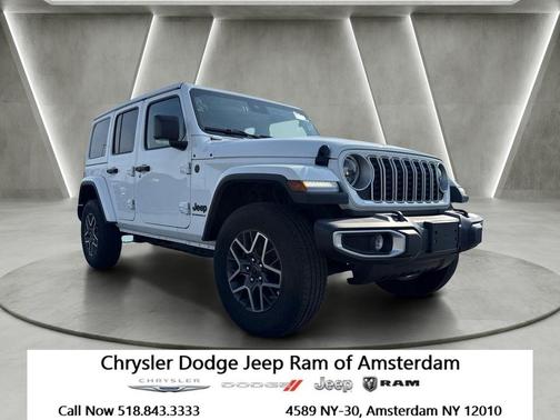 Bright White Clearcoat 2025 Jeep Wrangler Sahara