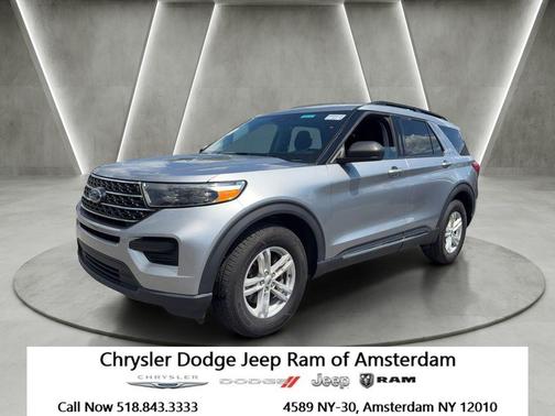 Silver Metallic 2023 Ford Explorer XLT