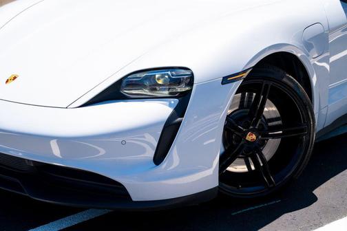 Volcano Grey Metallic 2021 Porsche Taycan 4S