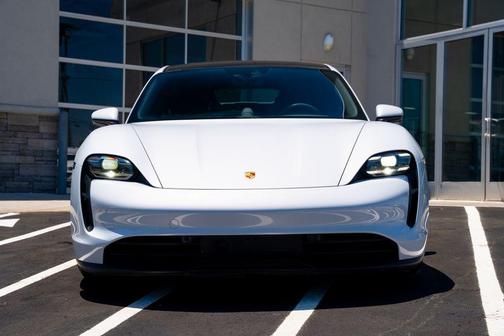Volcano Grey Metallic 2021 Porsche Taycan 4S