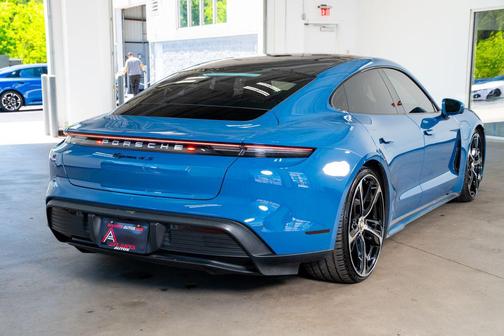 Neptune Blue 2021 Porsche Taycan 4S
