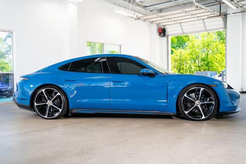 Neptune Blue 2021 Porsche Taycan 4S