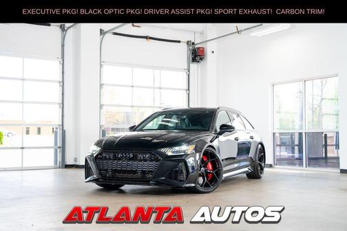 Black 2021 Audi RS 6 Avant 4.0T
