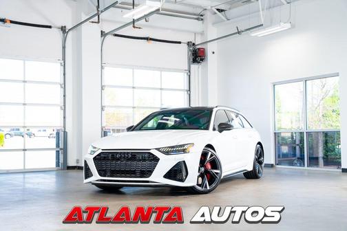 Glacier White 2021 Audi RS 6 Avant 4.0T