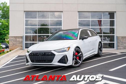 Glacier White 2021 Audi RS 6 Avant 4.0T