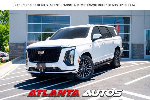 Crystal White Tricoat 2025 Cadillac Escalade Sport Platinum