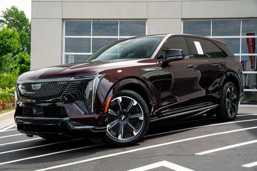 Black Cherry Tintcoat 2025 Cadillac Escalade IQ Sport 1