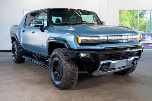 Neptune Blue Matte 2024 GMC HUMMER EV Pickup 3X