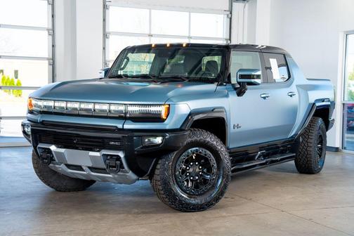 Neptune Blue Matte 2024 GMC HUMMER EV Pickup 3X