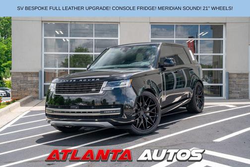 Black 2022 Land Rover Range Rover P400 SE