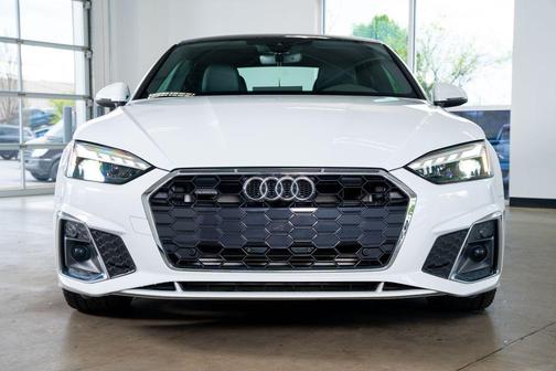 Glacier White 2024 Audi A5 Premium 45 TFSI S line quattro S tronic
