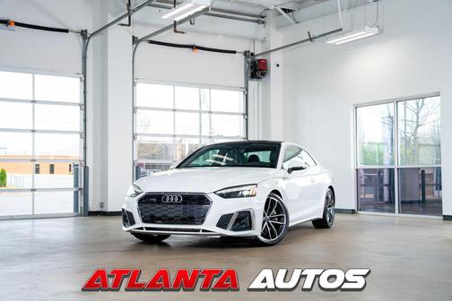 Glacier White 2024 Audi A5 Premium 45 TFSI S line quattro S tronic