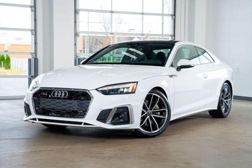 Glacier White 2024 Audi A5 Premium 45 TFSI S line quattro S tronic