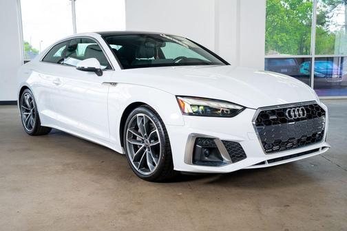 Glacier White 2024 Audi A5 Premium 45 TFSI S line quattro S tronic