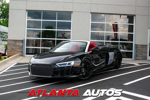 Mythos Black Metallic/Black Roof 2018 Audi R8 5.2 V10