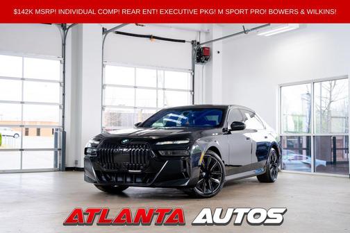 Black Sapphire Metallic 2023 BMW 760 i xDrive
