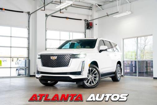 Crystal White Tricoat 2021 Cadillac Escalade Premium Luxury
