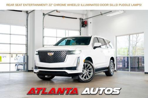 Crystal White Tricoat 2021 Cadillac Escalade Premium Luxury