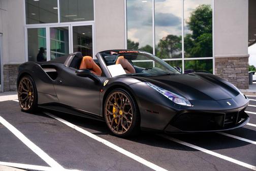 Black 2018 Ferrari 488 Spider Base