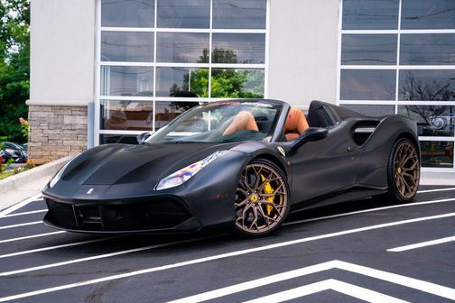 Black 2018 Ferrari 488 Spider Base