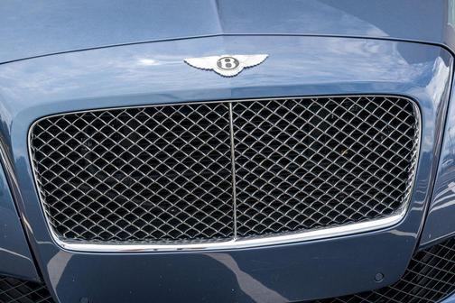 Blue 2014 Bentley Continental GT Speed