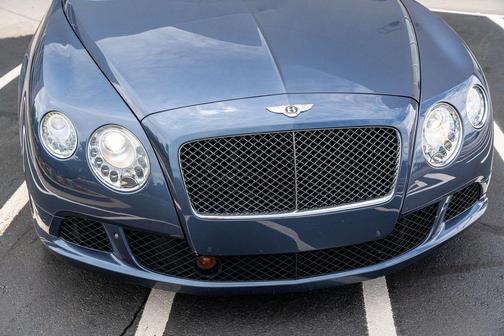 Blue 2014 Bentley Continental GT Speed