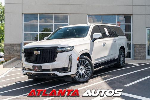 Crystal White Tricoat 2021 Cadillac Escalade ESV Sport Platinum