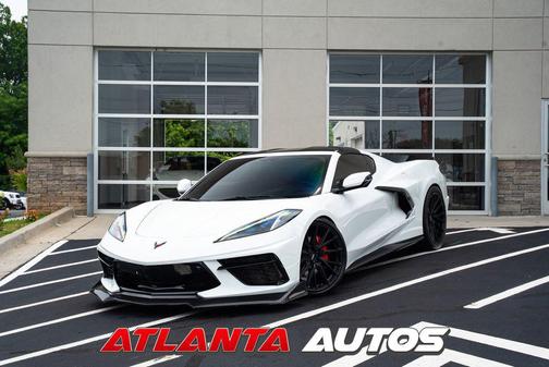 Arctic White 2020 Chevrolet Corvette Stingray w/2LT