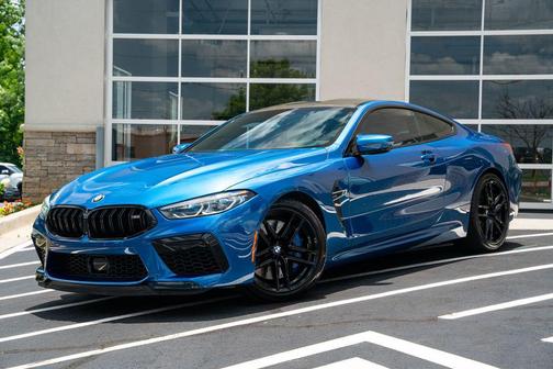 Sonic Speed Blue Metallic 2020 BMW M8 Base