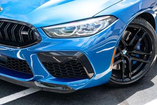 Sonic Speed Blue Metallic 2020 BMW M8 Base