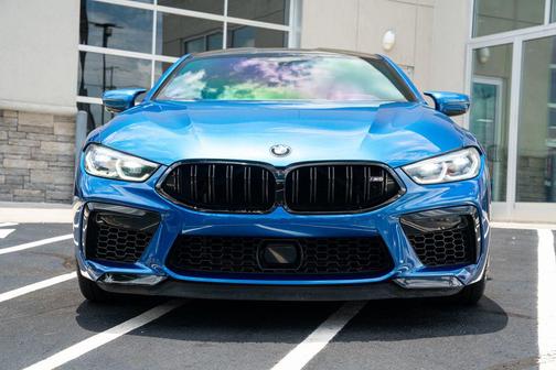 Sonic Speed Blue Metallic 2020 BMW M8 Base