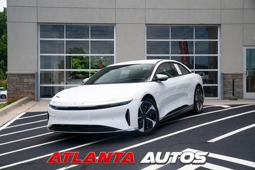 Stellar White Metallic 2023 Lucid Air Pure