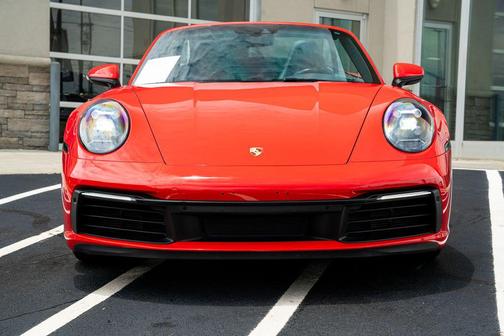 Red 2020 Porsche 911 Carrera