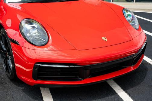 Red 2020 Porsche 911 Carrera