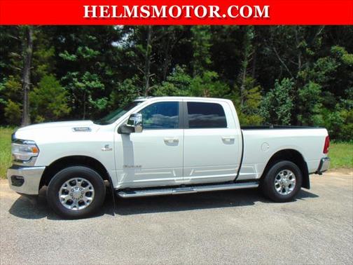 Pearl White 2023 RAM 3500 Laramie Crew Cab 4x2 64' Box